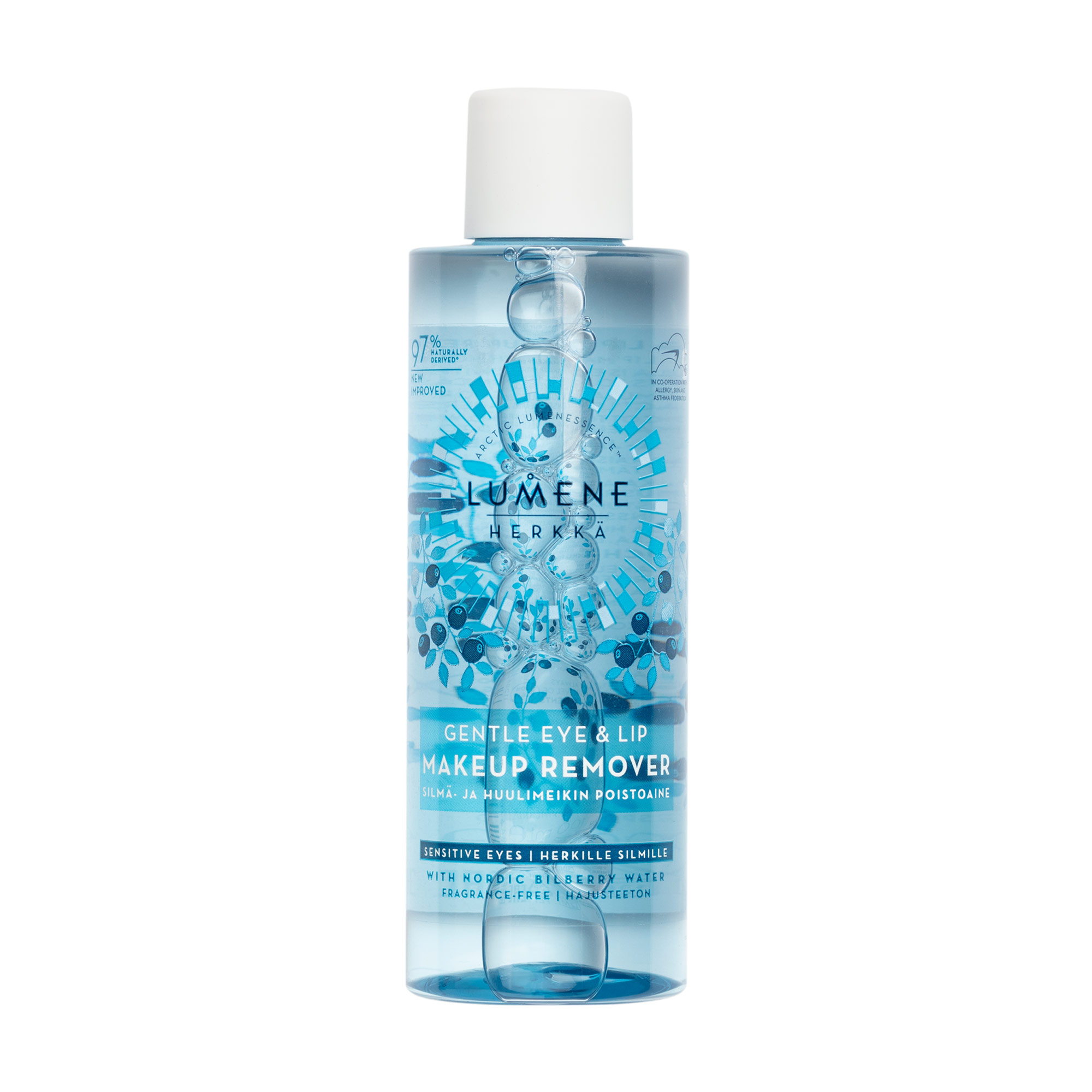 Засіб для зняття макіяжу Lumene Herkkа Gentle Eye &amp; Lip Makeup Remover, 100 мл